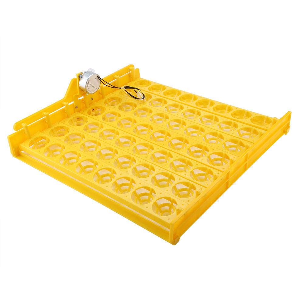 Automatic Egg Turning Tray, 56 Eggs Mini Incubator Hatcher Automatic Egg Turning Tray Tool with Motor 2#