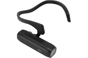 4K Head Mounted Video Camera, 4K 60FPS 42MP Camcorder, Anti Shake 120° Wide Angle Wearable Camera with 2 Axis Stabilizer, APP