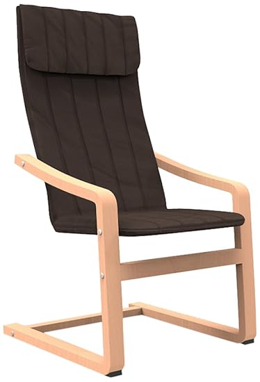 Forzza Carla Bentwood Chair (Matt Finish, Brown)