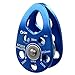 GM CLIMBING Swing Cheek Micro Pulley 30kN Ball Bearing CE UIAA Certified Blue One Unit