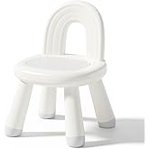 KidBloom Toddler Chair, Ergonomic Kids Chair, Durable Chair for Kids | Toddler Chairs for Table, Sturdy Small Plastic Child Chair for Toddlers, Anti-Slip, Easy Clean, Rainbow Shaped Backrest