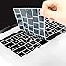 Batianda Spanish ESP Waterproof Ultrathin Silicone Keyboard Cover Skin for MacBook Pro 13 15 inch 2019 2018 2017 & 2016 with Touch Bar & Touch ID Model:A1989 A1706 / A1707 (Black)