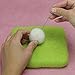 Woolbuddy Needle Felting Pad, Needle Felting Mat, Needle Felting Supplies, Foam Pad Alternative, Wool Felting Mat, Made of Felting Wool, for Needle Felting, 6inx6inx1.5in (Lime)
