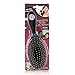 Hair Brush with Mirror by Beautify Beauties for All Hair Types, Wet or Dry, For All Ages, with Mirror on Back (Black)