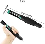 Youmile 2x Solder Sucker Desoldering Pump Vacuum Remover Tool Black 8" w/ view 3