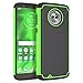 Moto G6 Case, SYONER [Shockproof] Defender Phone Case Cover for Motorola Moto G 6th Generation [Green] primary