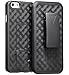 iPhone 6 Plus with Holster, WizGear Shell Holster Combo Case for Apple iPhone 6 Plus 5.5 Inch Screen with Kick-Stand & Belt Clip - Black (for iPhone 6 Plus ONLY)