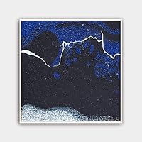 Framed Canvas Wall Art Abstract Canvas Prints Home Artwork Decoration for Living Room,Bedroom - 16x16 inches