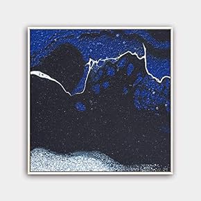 Framed Canvas Wall Art Abstract Canvas Prints Home Artwork Decoration for Living Room,Bedroom - 16x16 inches