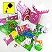 Paper City Princess Castle Educational Toys for Kids - Creativity Kit (Cut, Glue, Color, Play, Create Your Own Cartoon) - 3D Puzzles for Kids Ages 4-8 for Boys & Girls