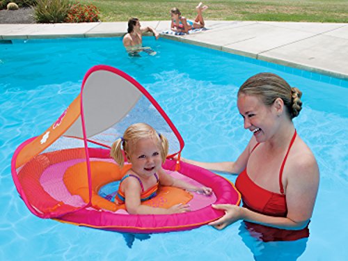 baby float with sunshade