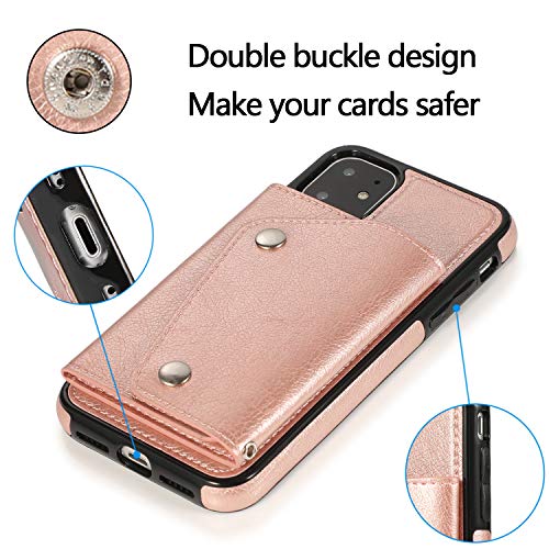 image for iPhone 11 (iPhone 2019 6.1 Inch) Case, Futanwei Premiume PU Leather Fl