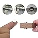 Refrigerator Magnets,35PCS Premium Brushed Nickel Round Magnets, Fridge Magnets,Office Magnets by ETO MAGNETIC – 8 X 3 mm magnets