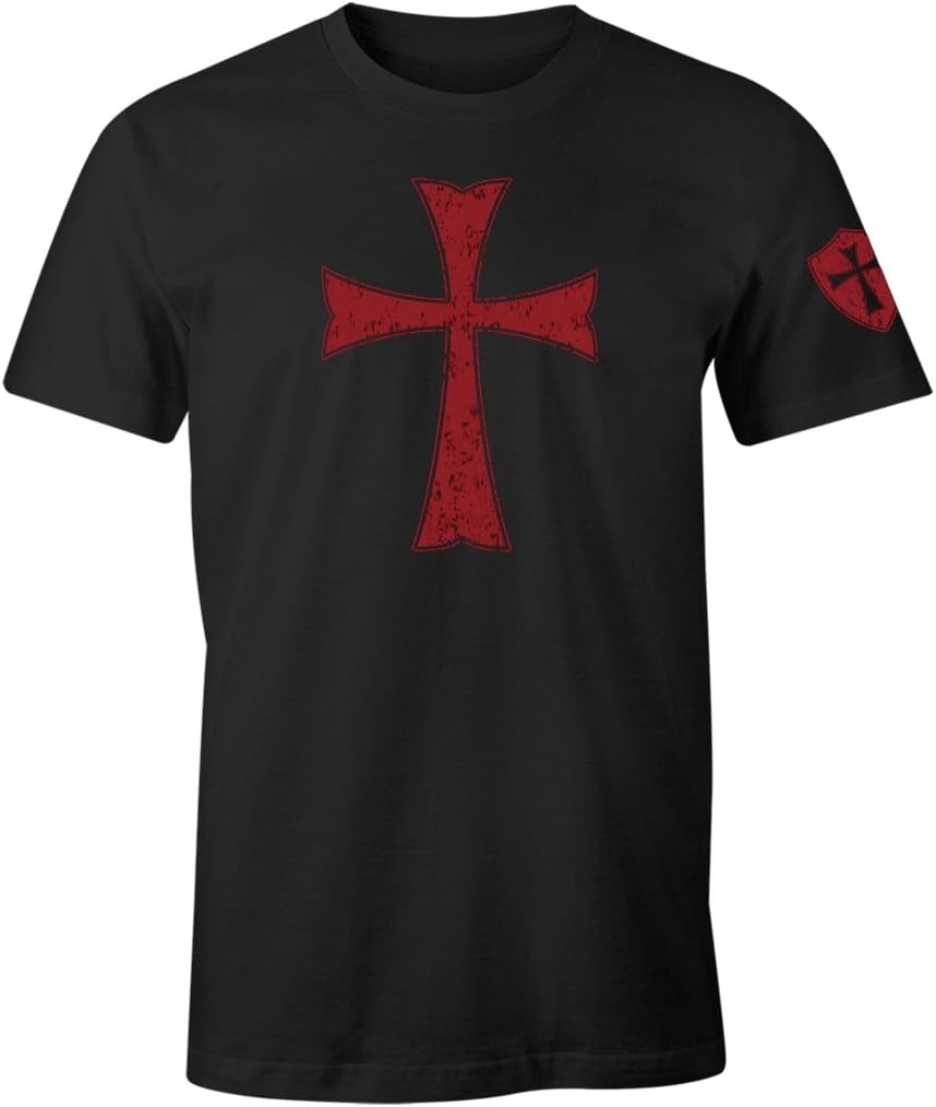 Knights Templar Crusader Cross Men's T Shirt