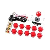 Easyget Zero Delay USB Encoder to PC Games Arcade Games DIY Parts Kit for Rapsberry Pi,Jamma,Mame and Other Fighting Games Machine