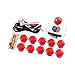 Easyget Zero Delay USB Encoder to PC Games Arcade Games DIY Parts Kit for Rapsberry Pi,Jamma,Mame and Other Fighting Games Machine