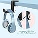 Desk Headphone Hook Hanger Cable Organizer, Adjustable & Rotating Arm Clamp, MiiKARE Headset Headphone Stand Desk Clamp Gaming Headset Cat Under Desk Headphone Mount Universal All Headphones [ Black ]thumb 4