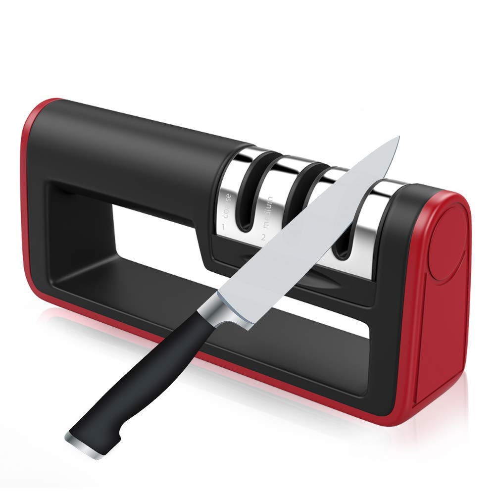 Senzu Sharpener Prioritychef Knife Sharpen Blade 2 Stage Compact Design