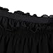 Women's Off Shoulder Boho Swimsuit Cover-Up Tunic Top Mini Dress S Black