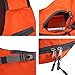 HOPSOOKEN Travel Lightweight Shoulder Backpack Sling Crossbody Bag Hiking Men Women (Orange)
