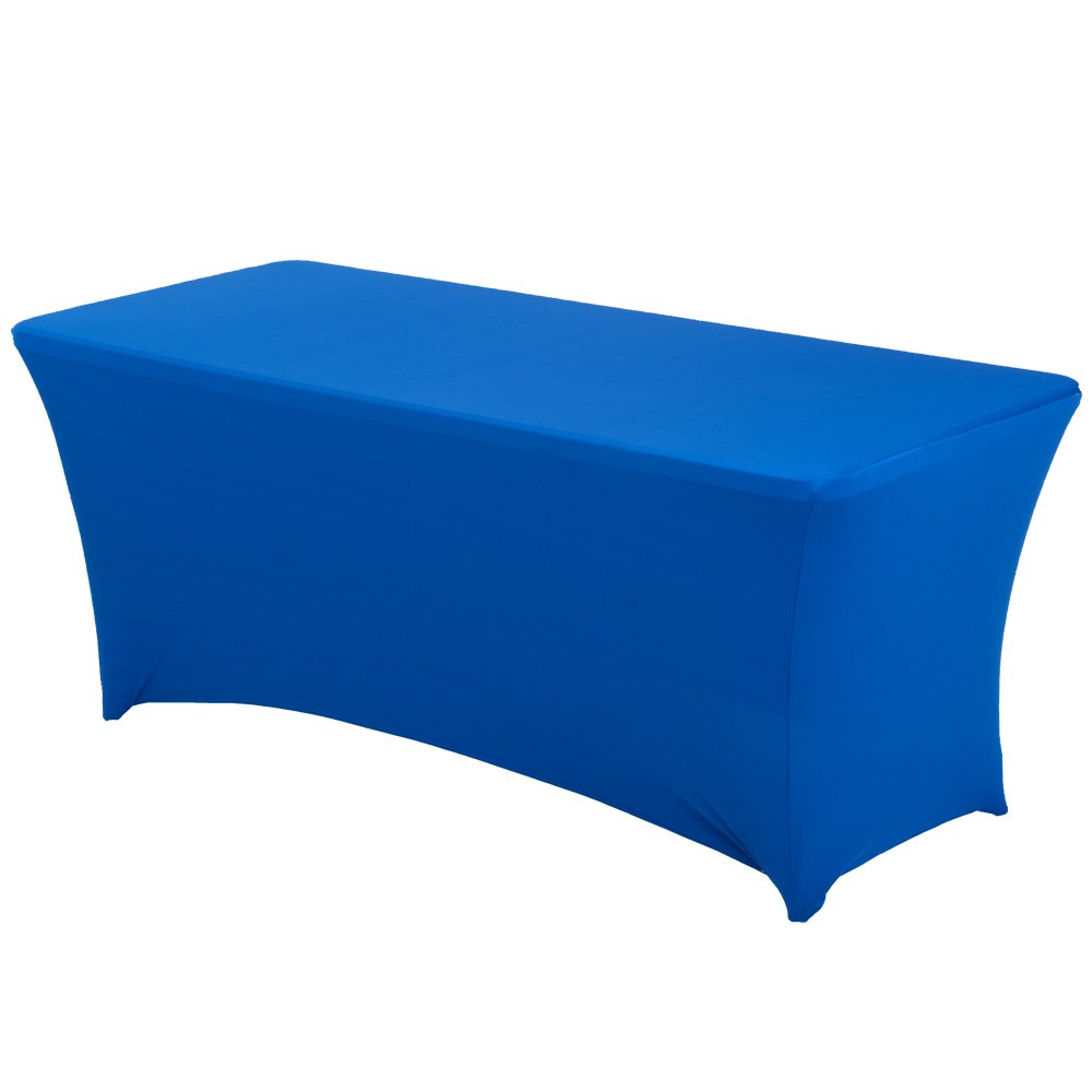 Best 8Ft Folding Table Cover Royal Blue