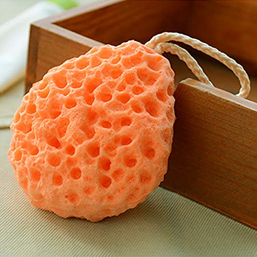 BAIMEI Bath Sponge Loofahs Pouf Shower Sponge for Sensitive Skin Exfoliating Soothing Body Sponge 2 Pack