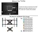 Mounting Dream Full Motion TV Wall Mount TV Bracket for Most 42-70 Inch TVs, Heavy Duty Design - TV Mount Up to 600mm VESA with 14.8