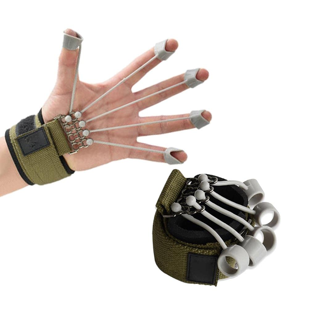 Edinber Finger and Hand Expander with Resistance Band, Hand Therapy and Workout Device