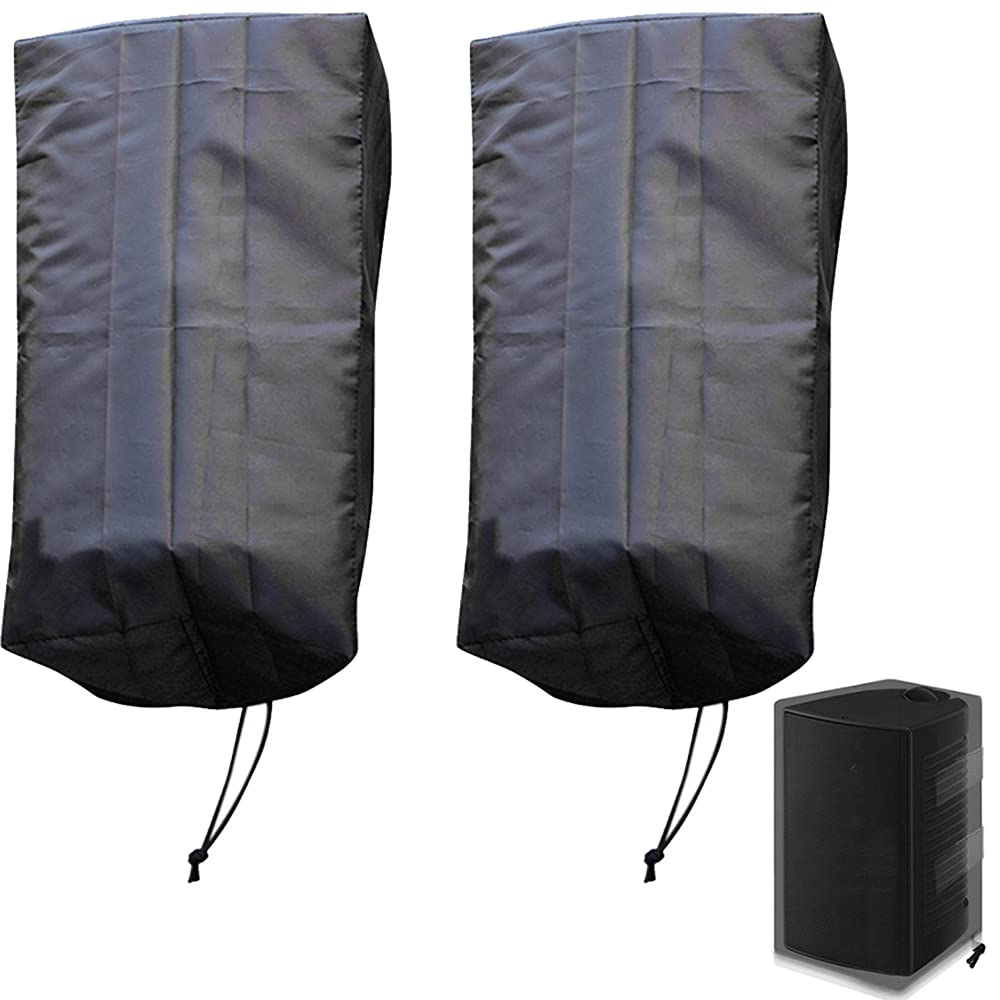 BOSKING Wall Mountable Outdoor Indoor 2 Pcs Speakers Covers Weatherproof Waterproof Patio Bluetooth Mini Box Speakers Stand Cover