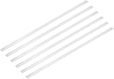Sourcing Map 6 Pcs Square Aluminum Flat Bar 1mm x 10mm x 305mm 6061