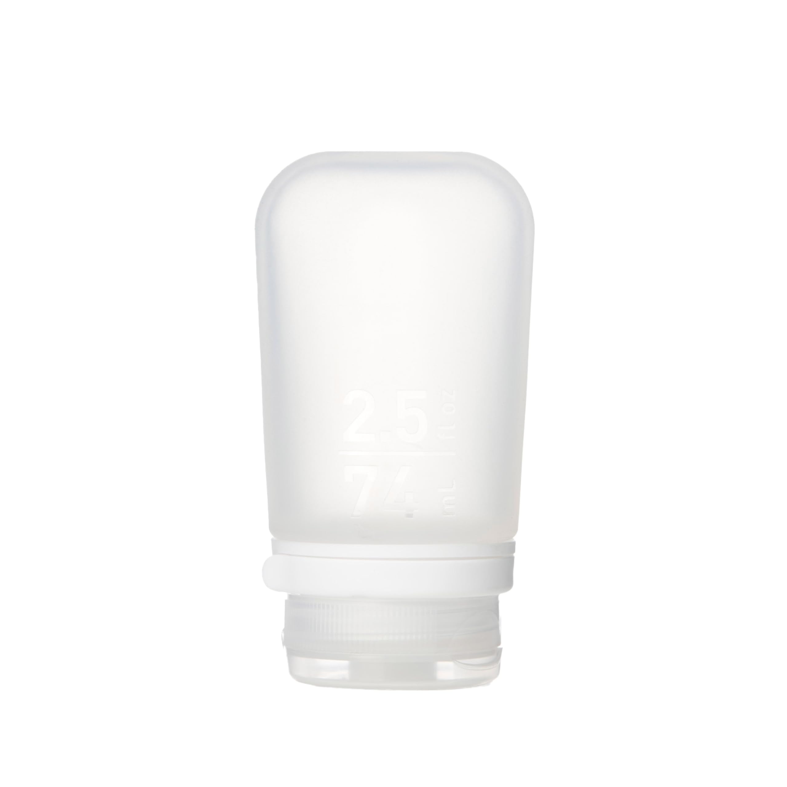 Humangear GoToob+ Medium 74ml Travel Bottle with Locking Cap - Clear