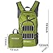 ECEEN Foldable Backpack + Solar Phone Charger for IOS Android Phone, Camping Outdoor Travel Biking School Air Travelling Carry on Backpacking , Ultralight and Handy - 15 Oz Only
