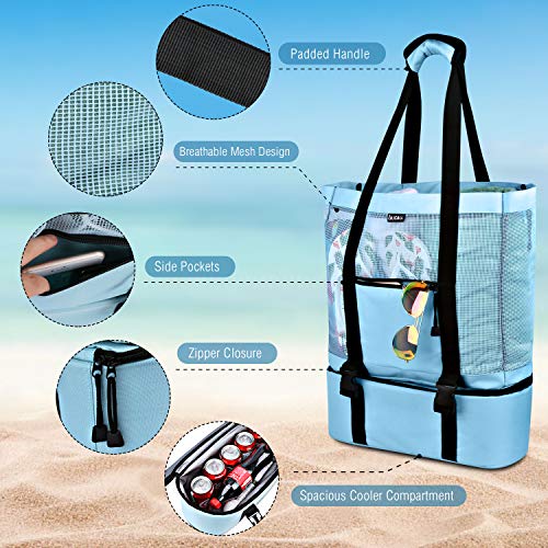 1 LILICALL+Mesh+Beach+Tote+Cooler