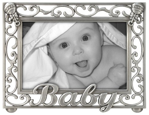 Scroll New Baby Picture Frame