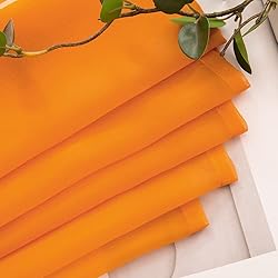 MIULEE Fall Window Valance Half Window Sheer