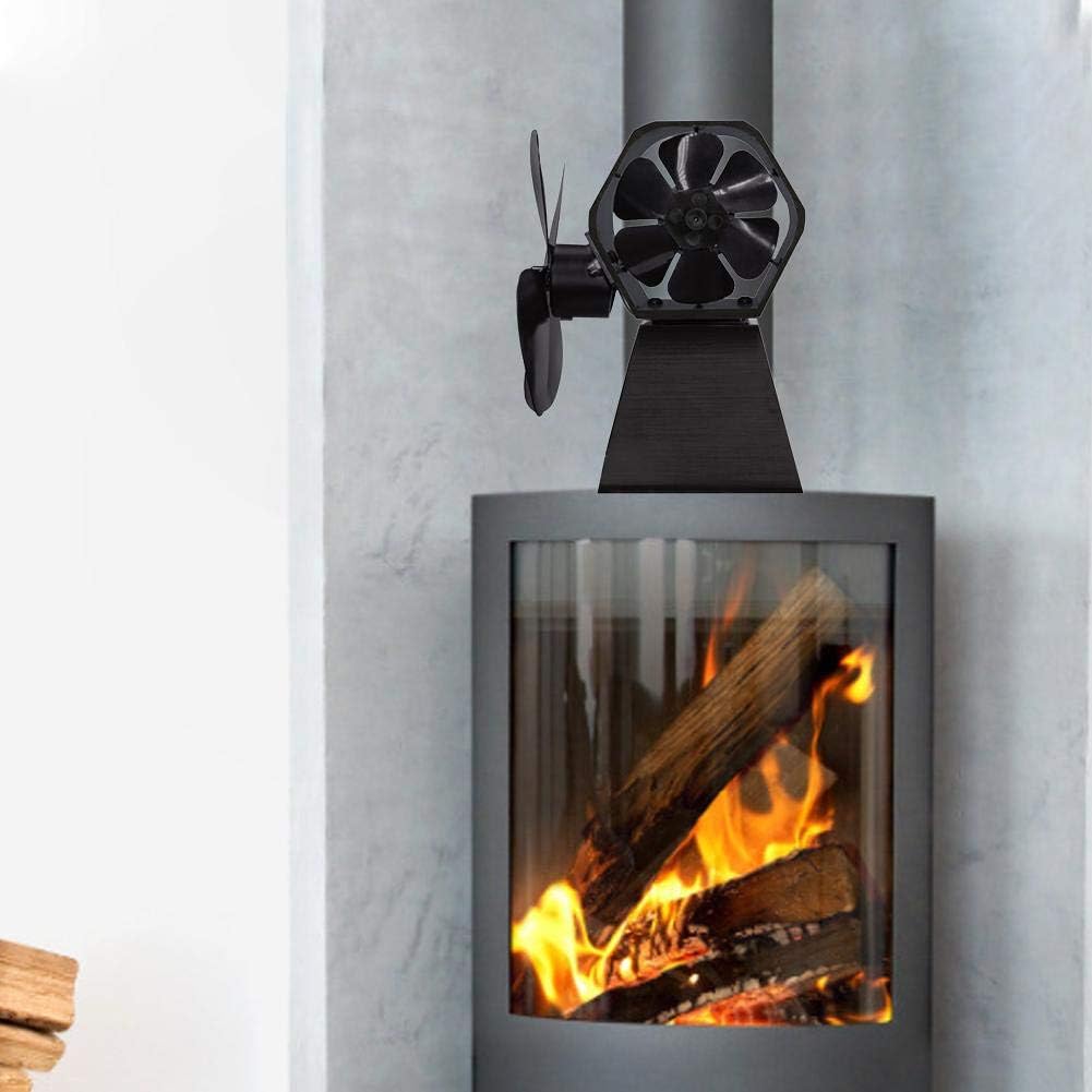 presentimer 4 Blade Stove Fan, Heat Powered Fan For Wood/Log Burners/Fireplace, Quiet Design, Circulates Warm/Heated Air, Eco-Friendly And Economical, 4 Blades Heat Powered Stove Fan various occasions