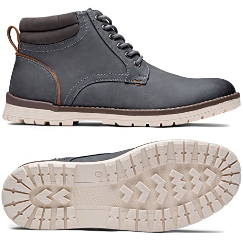 Vostey Men's Boots Hiking Boots Casual Boots for Men WaterResistant