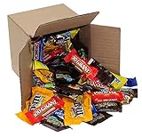 Chocolate Variety Pack – Fun Size Candy – All Your Favorite Chocolate Bars Including M&M, Snickers, Twix and More In 8x8x8 Bulk Box, 7.3 Lbs
