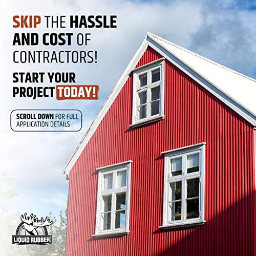 Liquid Rubber Color Sealant MultiSurface Leak Repair Indoor and