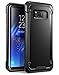 SUPCASE Samsung Galaxy S8+ Plus Case, Unicorn Beetle Series Premium Hybrid Protective Frost Clear Case for Samsung Galaxy S8+ Plus 2017 Release, Retail Package (Black/Black)