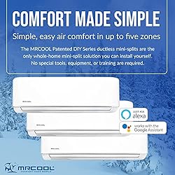 48k BTU 20.5 SEER Multi-Zone MrCool DIY 3 Zone