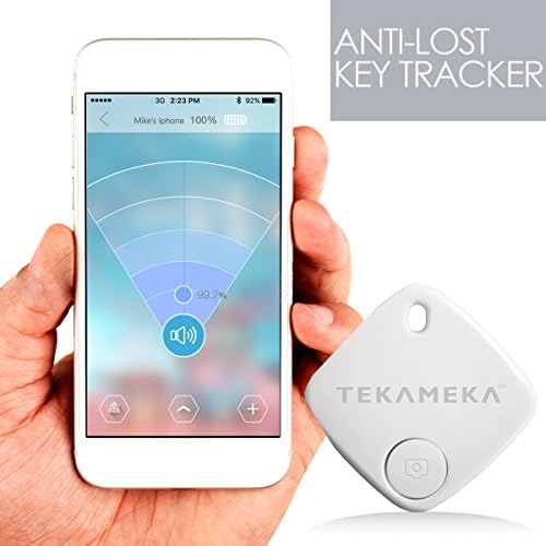Tekameka Key Finder and Phone Tracker Device For Purse, Cell Phones and Car Keys Locator