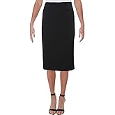Kasper Womens Solid Skimmer Skirt