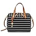 Fossil Rachel Satchel Black/White