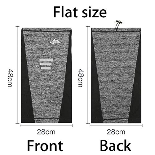 Multifunctional Half Balaclava Neck Gaiter Cycling Fishing Running, Summer Neck Gaiters uv Protective, Breathable face Scarf mask for Men and Women