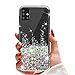 SunStory Galaxy A51 Case,Luxury Fashion with Moving Shiny Quicksand Glitter and Double Protection with PC Layer and TPU Bumper Case for Samsung Galaxy A51 Phone (Silver)