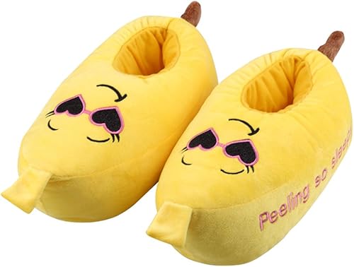 Amazon Com Hw Goods Women S And Girl S Banana Shape Lovely Bootie Slippers Cosplay Costumes Slippers