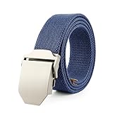 JASGOOD Mens Outdoor Military Style Tactical Canvas Web Belt with Zinc Alloy Buckle