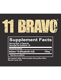 Redcon1-11 Bravo (30 Servings),Phosphatidic Acid,Protein Synthesis, Muscle Builder, mTOR Inhibitor,
