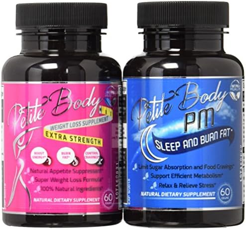 Natural Fat Burner AM/PM For Rapid Weight Loss That Works (120 Caps) Burn Belly Fat, Energy Booster W/ No Jitters, Diet Pills For Women That Work by Petite Body by Petite Body